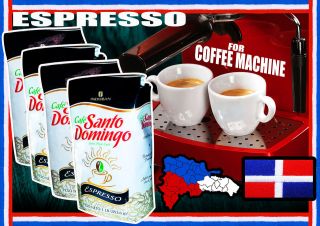   BAGS CAFE SANTO DOMINGO ESPRESSO GROUND COFFEE BEST QUALITY DOMINICAN