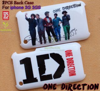 New 2PCS One Direction 1D Hard Back Case Cover for iphone 3G 3GS Music 