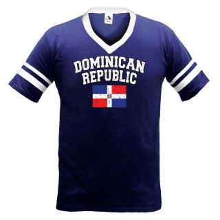 Dominican Republic Dominican Country Crest Flag Soccer Mens Thermal 