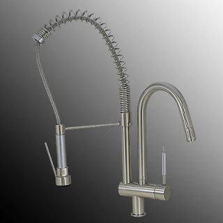 Pro Kitchen Faucet Brushed Nickel Stainless Steel