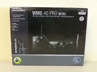     WMS 40 Pro Mini   Wireless Ultra High Frequency   Instrumental Set