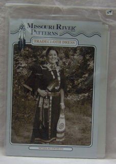 Indian Native American Tradecloth Dress Pattern New