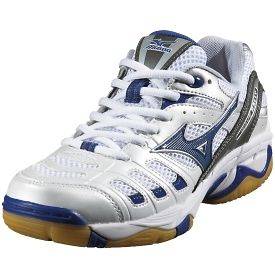   430146 Wave Bolt Womens Volleyball Shoe White/Navy Size: 8.5  NEW