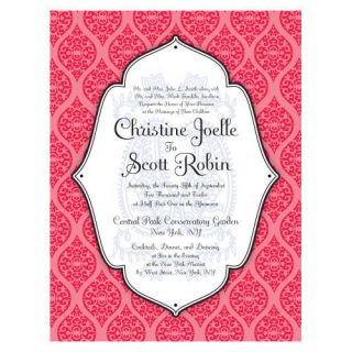 Wedding Personalized / Customized MOROCCAN Stationery Invitation Cards