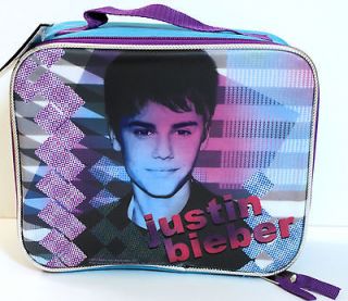 NWT *Justin Bieber* Insulated Lunch Box Bag