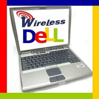 DELL LATiTUDE LAPTOP D500 NOTEBOOK WINDOWS XP CDROM COMPUTER WiFi FAST 