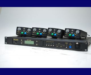   80N TWO CHANNEL WIRELESS INTERCOM SYSTEM WITH FOUR TR 82N BELTPACKS A4