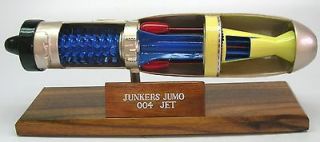 Junkers Jet Jumo 004 B Engine Rocket Wood Model Replica X Large 