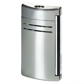 Dupont Maxi Jet Torch Flame Lighter Chrome Gray Retail $200 New 