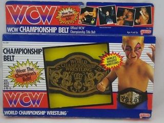 WCW World Championship Wrestling Title Belt Vintage 1991 Xmas Gift for 