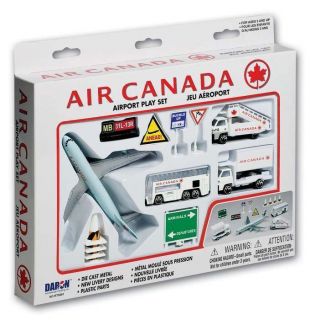 ReaToy Air Canada Boeing 777 300 ER 13 pc Stair & Catering Truck Tour 