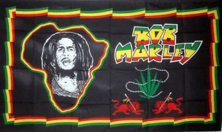   Bob Marley Rasta Flag Jamaica Rastafarian Roots Reggae Music Festival
