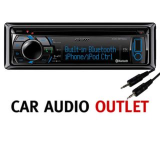 Kenwood Car Stereo KDC BT52U CD MP3 Aux In USB & Bluetooth iPod iPhone 