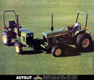 1981 John Deere 650 750 Lawn Tractor Factory Photo