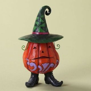 Jim Shore 2012 Halloween Jack o Lantern Pumpkin Witch Heartwood 