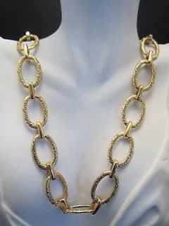 joan rivers goldtone necklace