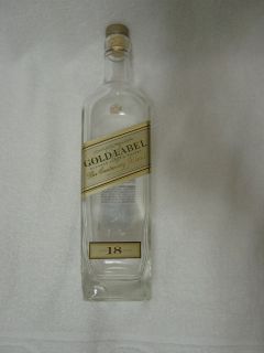 JOHNNIE WALKER GOLD LABEL 750 ML EMPTY BOTTLE FOR COLLECTIBLE ONLY