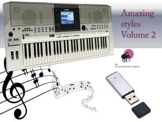 PSR OR700 USB Stick+AMAZ​ING Song Styles VOLUME 2 NEW
