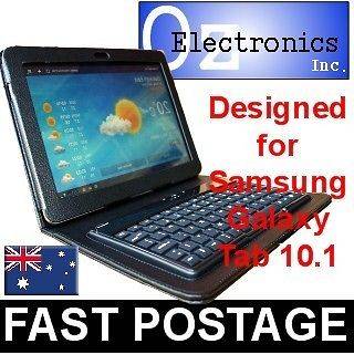 Samsung Galaxy Tab 10.1 PU Leather Case and with bluetooth keyboard