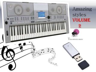PSR S500 USB Stick+AMAZING Song Styles VOLUME 2 NEW