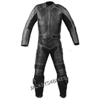 2PC MOTORCYCLE LEATHER RACING HUMP 2 PC SUIT ARMOR 38