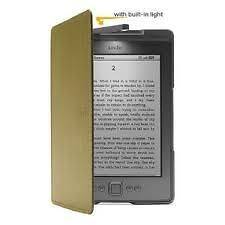   Kindle Lighted Leather Cover   Olive Green   for 6 E ink Kindle