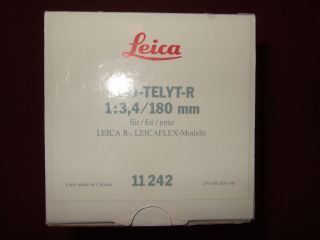 Leica APO ELMARIT R 100/2.8 ROM Last Sr.39xxxxx, Germany  OLD STOCK 