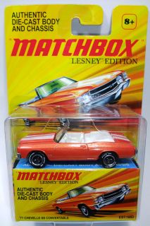 2011 Matchbox Lesney Edition 71 Chevy Chevelle SS Convertible BURNT 