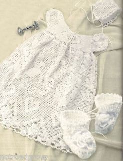 Christening Gown in Crocheting & Knitting