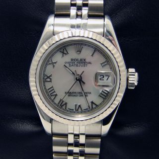 Rolex Ladies Stainless Steel & 18k Gold Datejust E Serial Number (1990 