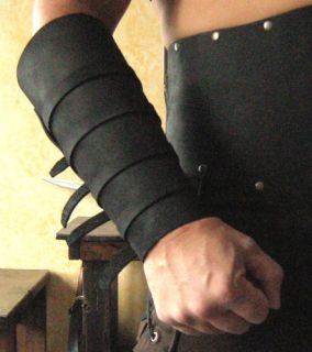 Medieval Armor Gladiator Forarm Leather Bracer