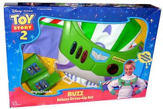 TOY STORY 2 Deluxe Dress up BUZZ LIGHTYEAR Real Inflatable WINGS Brand 