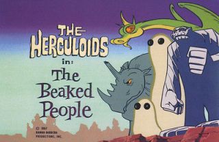 HERCULOIDS The BEAKED PEOPLE Pin Up Poster HB TV