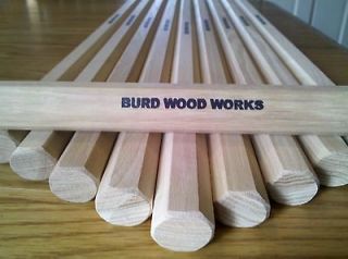 Solid Wood, Hickory Lacrosse Attack Shaft BACK TO SCHOOL SALE