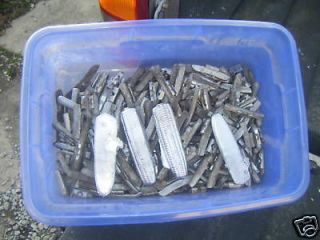   LEAD INGOTS, BHN14 FOR RELOADING, SINKERS, FROM CLIP ON WEIGHTS ONLY