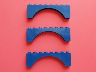 LEGO 3 Dark Blue Arch 1 x 8 x 2 Brick 10182 10190 SET Navy Market 
