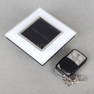   Ways Crystal Glass Touch Wall Light Lamp Switch SWC with LED + Remote