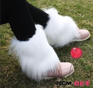 New Fashion Boot Cuff Fluffy Soft Furry Faux Fur Leg Warmers Boot 