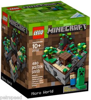 LEGO MINECRAFT MICRO WORLD (21102)   BRAND NEW, SEALED BOX! IN STOCK 