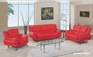 red leather sofa in Sofas, Loveseats & Chaises