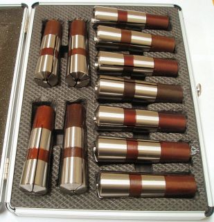 RDGTOOLS 11PC 3MT COLLET SET MT3 FOR BOXFORD AND MINI LATHES