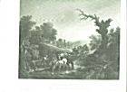 ENGLISH PASTORAL Horses in Brook 1849 Gainsborough