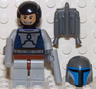 Lego Star Wars Jango Fett Ep 2 Slave 1 Minifigure bounty hunter boba 
