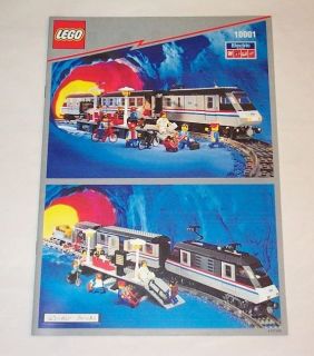 Lego 10001 INSTRUCTION BOOK: Metroliner Train (BOOK ONLY, NO LEGO)