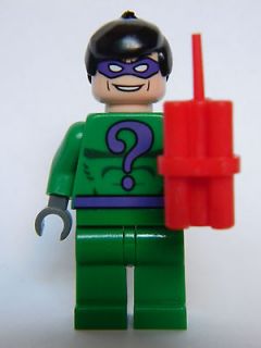 Lego Batman Riddler Minifigure KEYCHAIN Glow SET 7785 7787 Asylum 
