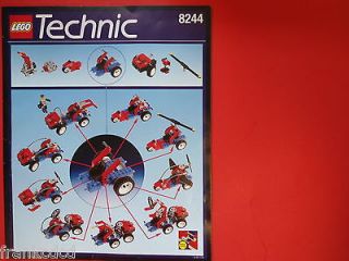 LEGO Set 8244 Convertibles Technic Universal Building mini figure fig 