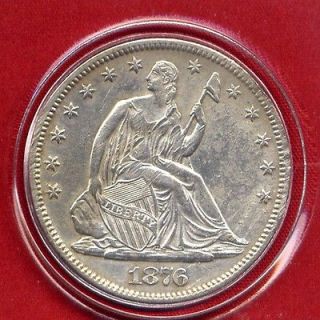   Liberty Seated Silver Half Dollar Rare Date PQ Stunner US Mint Coin