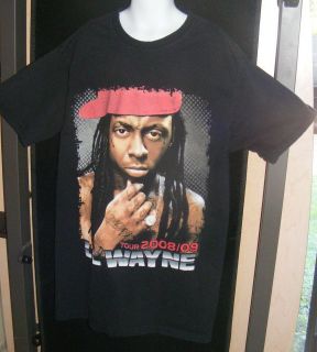 Lil Wayne Tour 2008/09 T Shirt Young Jezzy Soulja Boy Drake 