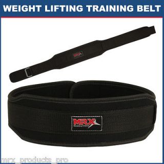Black Weight Lifting Gym Belt Training Wide Back Support Brace, Extra 