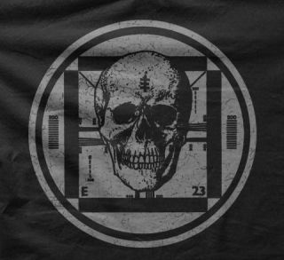Psychic TV   23 Skull   Force the Hand of Chance   Black Mens T Shirt 
